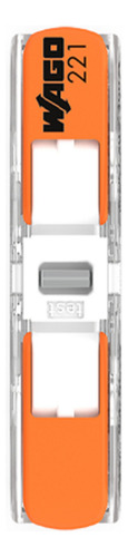 Conector De Empalme Wago 221-2401 - 10 Unidades Color Naranja