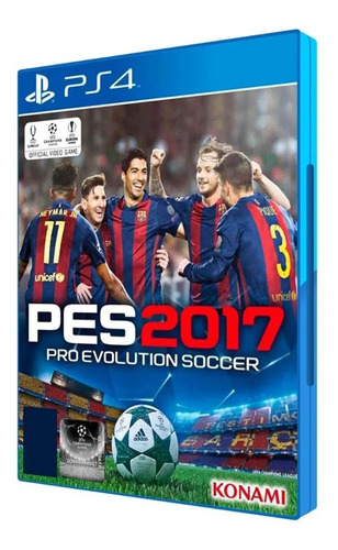 Pes 17 Ps4 Pro Evolution Soccer 2017 Mídia Física Pt