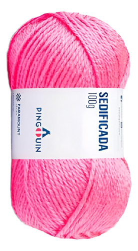 1 Kilo Ovillo Sedificada Pingouin 100g 30% Lana 70% Acrili Rosa Chicle