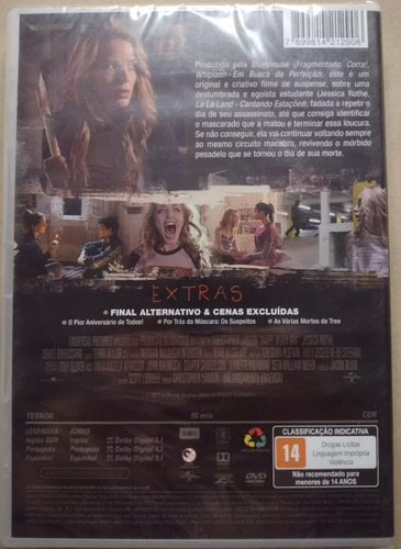 Dvd A Morte Te Dá Parabéns Original Novo Lacrado