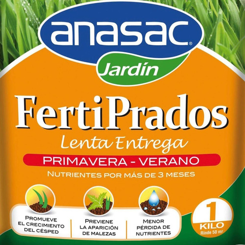 Fertilizante Para Cesped Fertiprados Prim-ver 1kg Bolsa Afj 