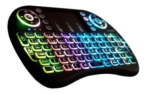 Mini Teclado Inalambrico Retroiluminado Con Panel Tactil