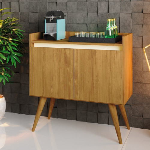 Buffet Aparador 2 Portas Gold Mel/pérola Fg