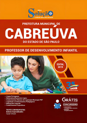 Apostila Prefeitura Cabreúva Sp 2019 Professor Dese Infantil