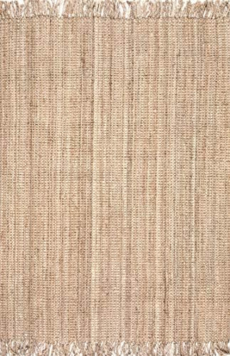 Nuloom Daniela Farmhouse Tapete Robusto De Juta, 3 X 5, Na