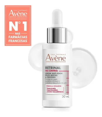 Sérum Anti-Idade Avène Retrinal Oil Control com Ácido Hialurônico, 30ml