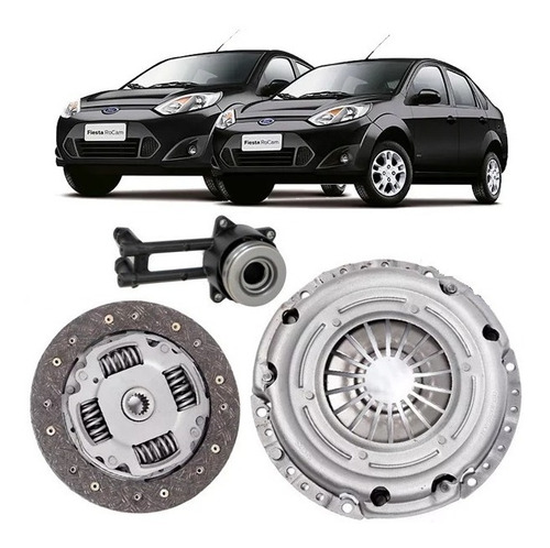 Kit Embreagem Fiesta 1.6 2010 2011 2012 2013 Hatch Sedan