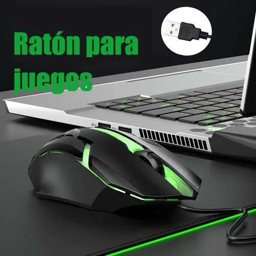 Mouse De Juego Alámbrico Gaming Con Luz 