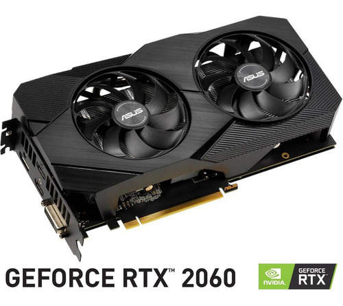 Tarjeta de video Nvidia Asus  Dual GeForce RTX 20 Series RTX 2060 DUAL-RTX2060-O6G-EVO OC Edition 6GB