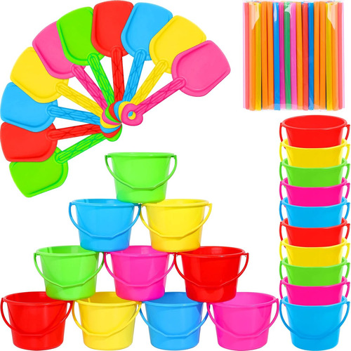 Cubos De Arena Y Palas Juego De Cubos Y Palas De Playa Pa...