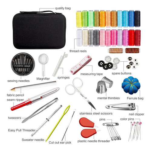 99 Piezas Kit De Costureros De Viaje Suministros De Costura