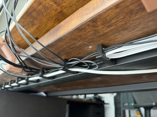 Organizador Escritorio Cables Pack X5 Setealo Gris