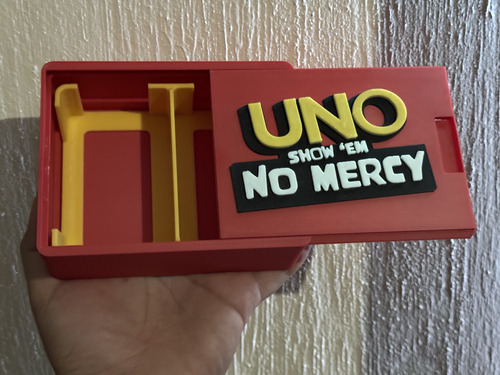 Caja Para Juego De Cartas Uno No Mercy