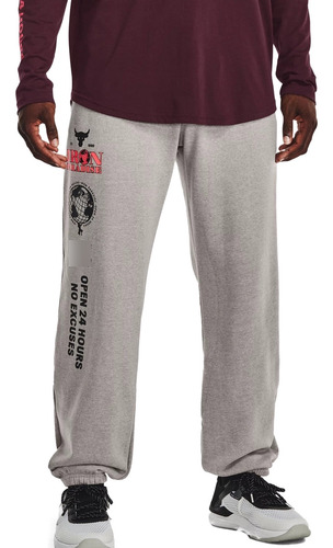 Pantalón Under Armour Project Rock Hombre Training Gris