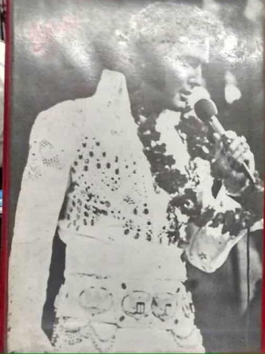 Carpeta Portafolio Elvis Presley Con Block 40 Hojas A Rayas