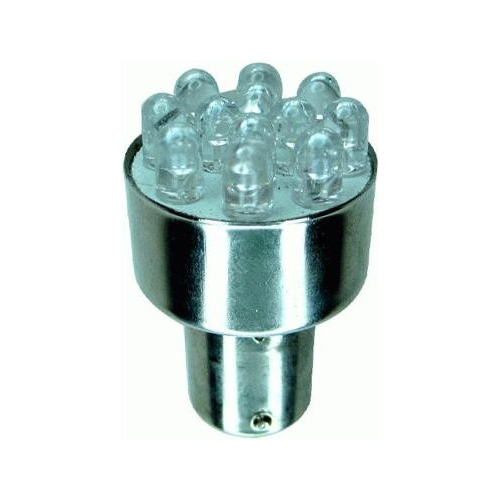 Leds 5mm 12v 12 Led 15mm Azul Rebajado Un Contacto Paq 25pcs