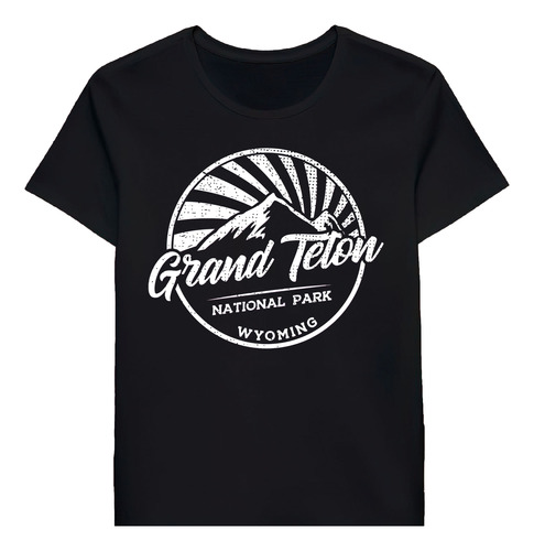 Remera Vintage Grand Teton National Park National P 90390703