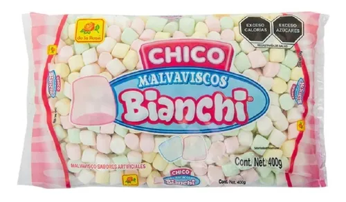 comprar Bombones Malvaviscos Bianchi Mini Colores 400g Dulce