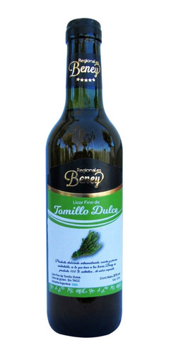 Licor Fino De Tomillo Dulce- Regionales Beney