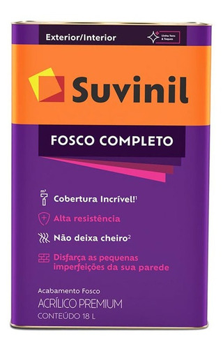 Tinta Suvinil Fosco Completo Branco Neve 18l 53398863