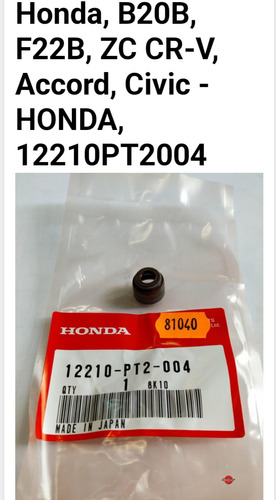 Gomas Gorros Valvulas Honda Cv-r 2.0..originales.