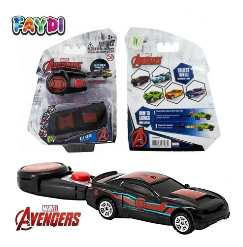 Auto Avengers Lanzador Con Llave Key Cars Original Lelab