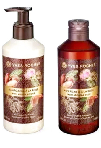 Maxi Crema Y Gel De Ducha Argan Y Rosas Yves Rocher 