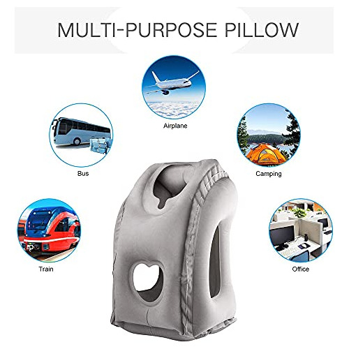 Almohadas Inflables Viajes Avión, Cojín Inflable Cuel...