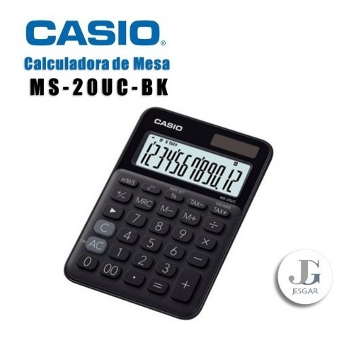 Calculadora De Mesa Ms-20uc-(bk,gn,lb,pk,pl,rd,rg,we,yg,bu)