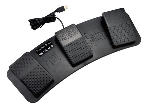 A Usb Triplo Pedal De Controle De Ação Do Teclado E Pedal