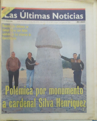 Diario Las Últimas Noticias 2006 Polemica Cardenal Sil(d58