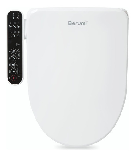 Asiento De Inodoro Barumi Bm-4000 Alargado De Bidet, Asiento