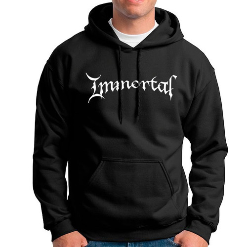 Buzo Hoodie Capota Cerrado Metal Immortal