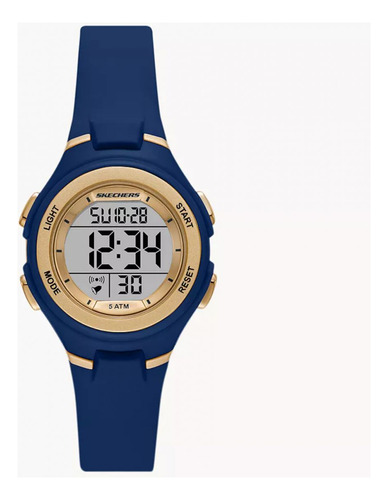 Reloj Para Mujer Skechers Woodlake Sr2137 Azul