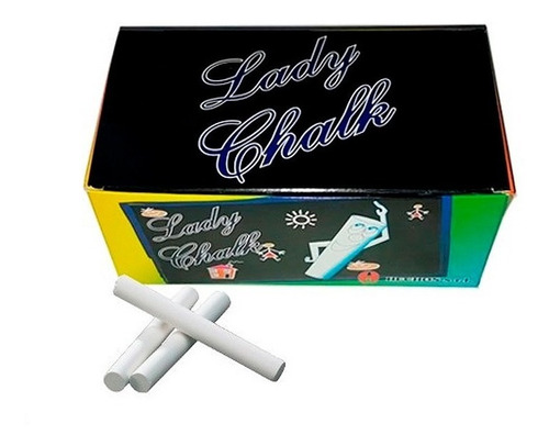 Tizas Blancas Lady Chalk Caja X144 Unidades