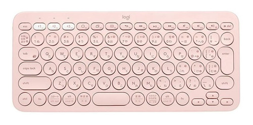 Teclado Logitech Multi-device K380 Bluetooth Rosa