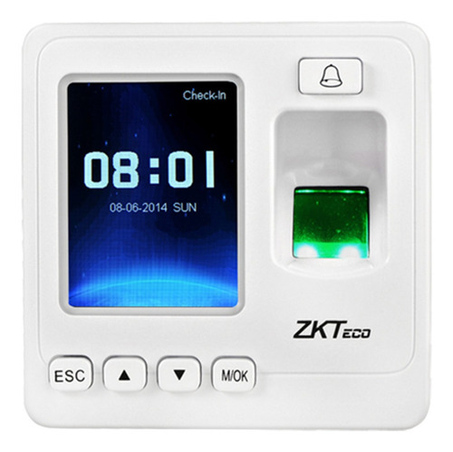 Control De Acceso Zkteco Red Sf100 Huella Tag Usb Pantalla