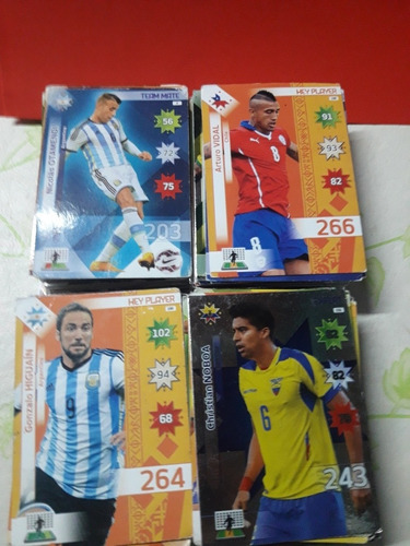 Car Game Panini Copa America Chile 2015 Pak 237 Y 129 Comun