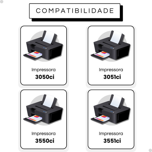 Cartucho Toner Compatível Tk8307 3050ci Magenta Com Chip