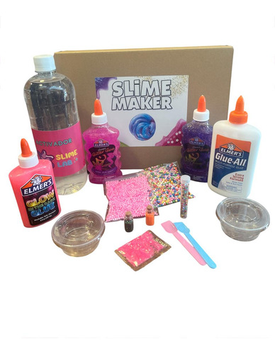 Kit Para Hacer Slime Con Pegamento Elmers Incluye Accesorios