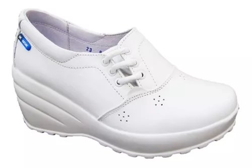Zapatos De Enfermera Blancos 8273