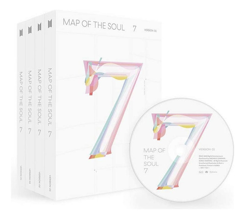 Álbum Bts Map Of The Soul 7 Mots7 Cd + Photobook + Photocard