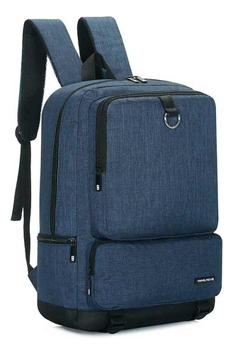 Mochila Ideal Portanotebook Travel Tech Amplia Reforzada New