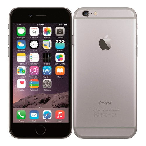 iPhone 6 Gris 4,7  128gb 1gb Ram Lte Cpo 1 Año Garantía