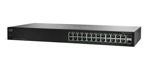 Switch Cisco Sg110-24 Rackeable 24 Puertos Gigabite + 2 Minigbic