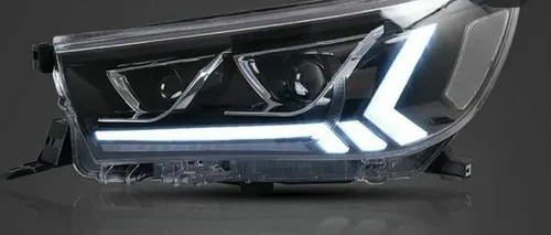 Farol Full Led Modelo Tribal Para Toyota Hilux 2016 A 20