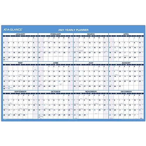 Calendario Borrable 2021, Planificador De Pared Seco Po...