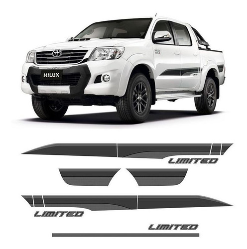 Kit Faixa Hilux Limited Edition 2015 Cd Adesivo Decorativo