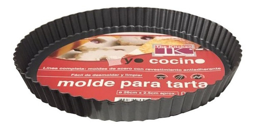 Tartera Tarta Rizada Fija  Horno  Antiadherente 26cm