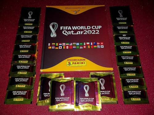 Álbum Tapa Dura +150 Sobres Mundial Fifa Qatar 2022 Limitado
